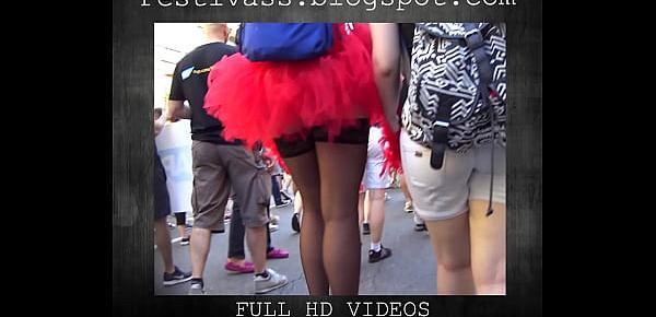  Festivass, microskirt, see through, thong, cheeky shorts, etc